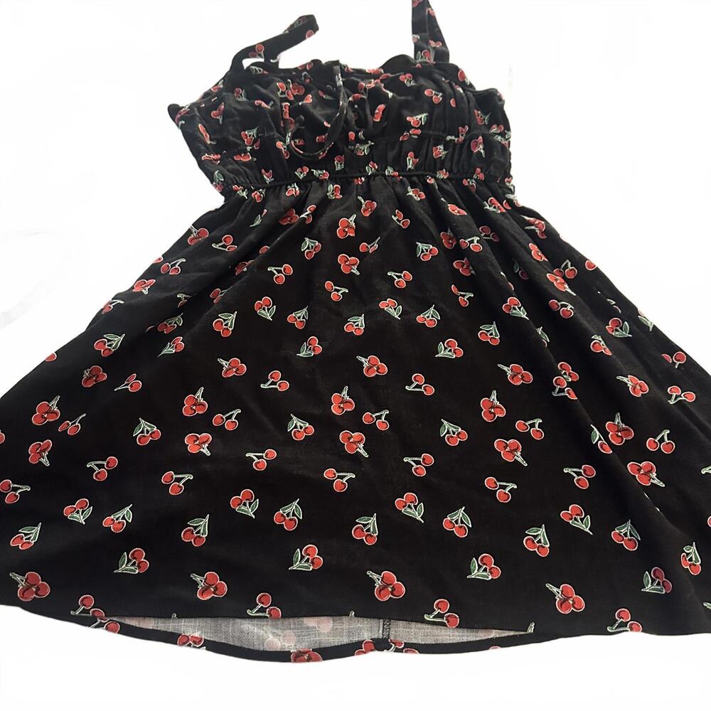 NWT Sienna Sky Floral Cherry Print Dress - Size L